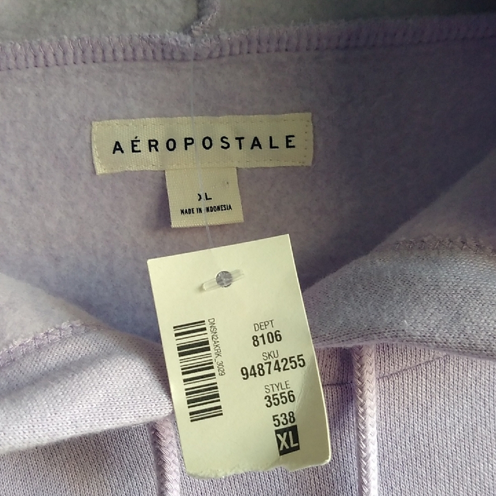 NWT Aeropostale XL lavender women's sweatshirt hoodie - Picture 4 of 10